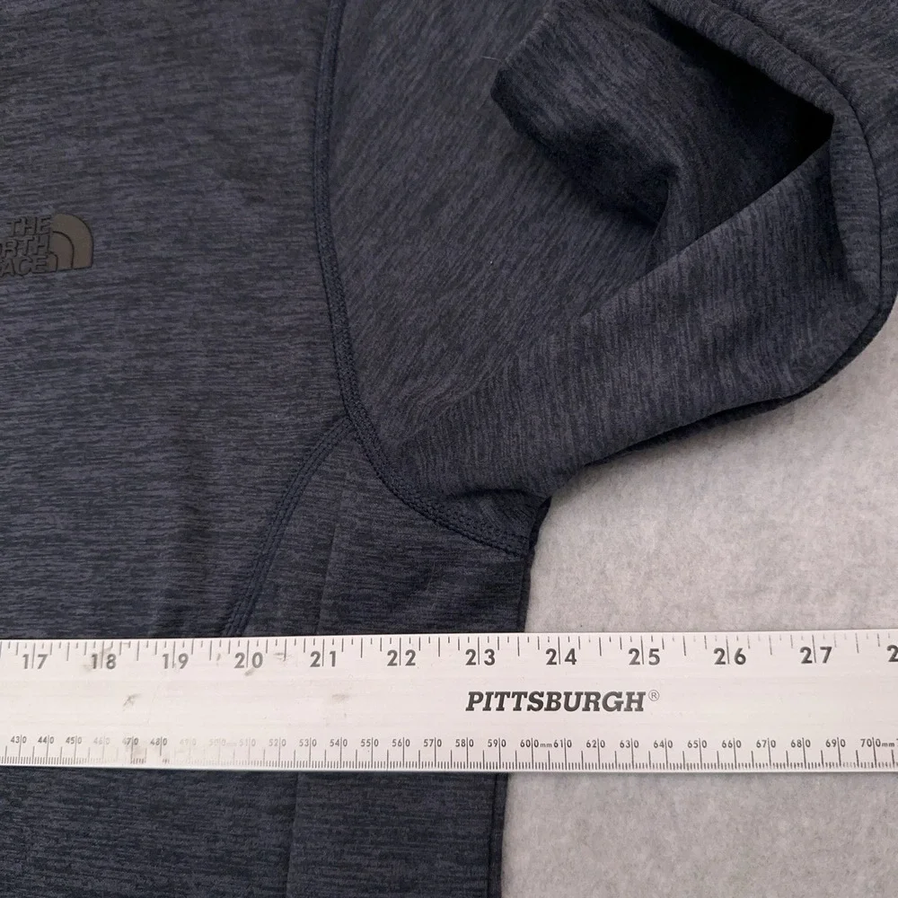 The North Face Skyline 1/2 Zip‎ Fleece Men's XL Blue Mock Neck Embroidered Adbry